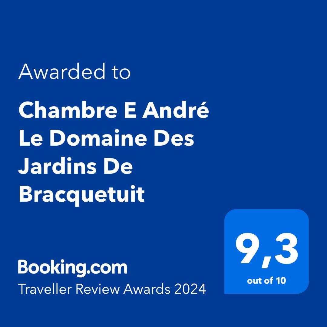 Chambre E Andre Le Domaine Des Jardins De Bracquetuit Εξωτερικό φωτογραφία